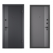 Входная дверьDelta Pro PP ПВХ Оскуро D6-DL1 / ПВХ Гриджио D6-DL1