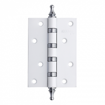 Петля дверная универсальная 100x70x2,5 4W WHITE / CHROME